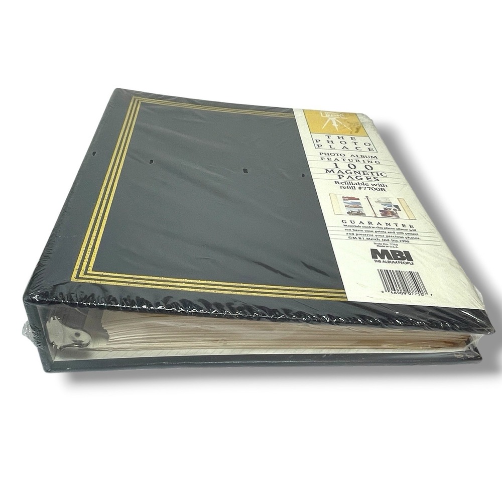 The Library Collection Vintage 100 Page Photo Albums NEW SEALED MBI Navy Blue - Picture 6 of 10